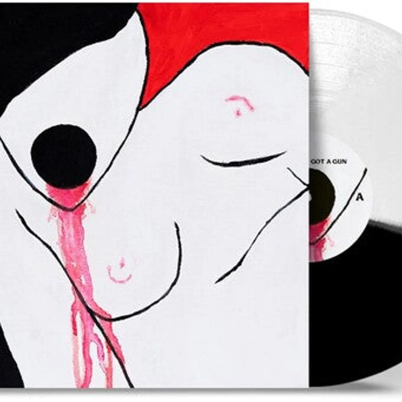 Vukovi LP Vinyl - My God Has Got A Gun - Black & White (Blk) (Coloured Vinyl)