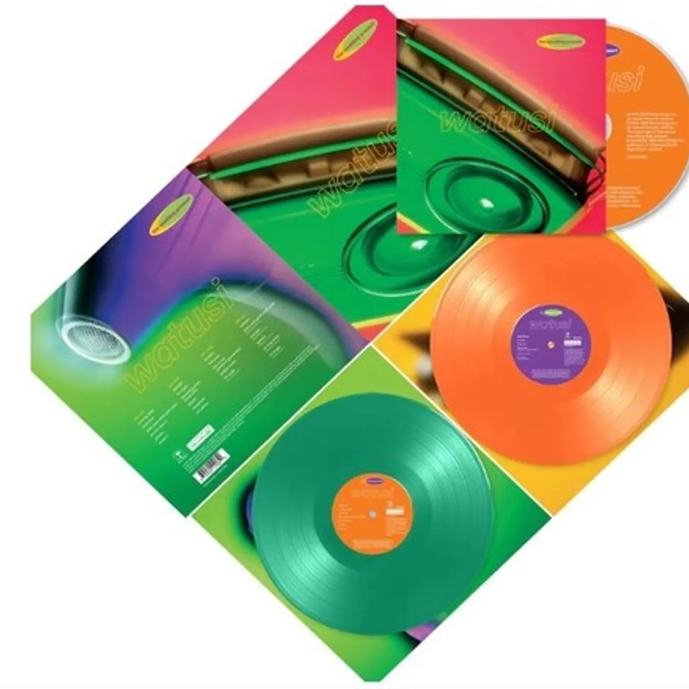 The Wedding Present LP Vinyl - Watusi - Deluxe (W/Cd) (Coloured Vinyl) (Dlx) (Grn) (Ogv)