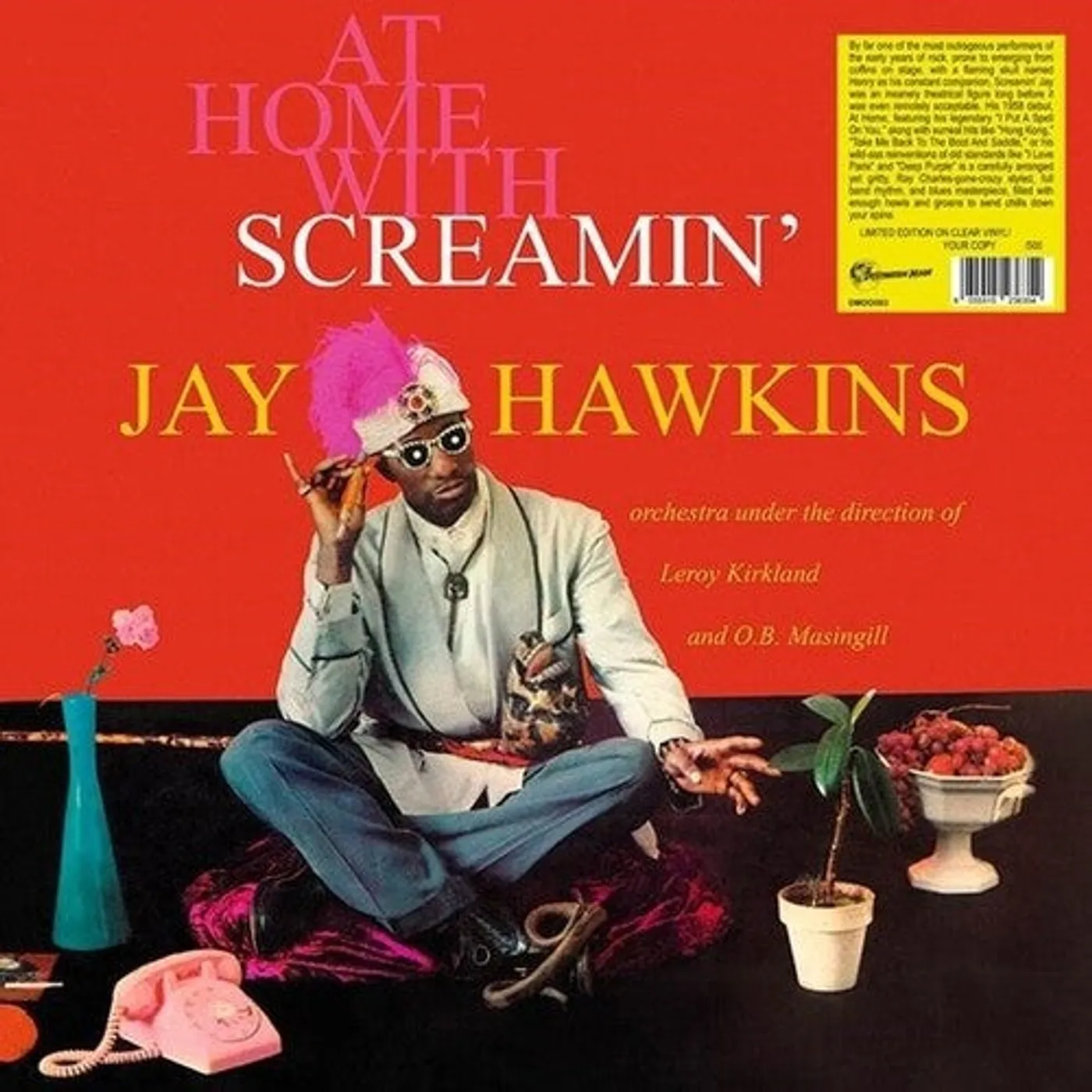 Jay Screaming Hawkins LP Vinyl - At Home With Screamin' Jay Hawkins