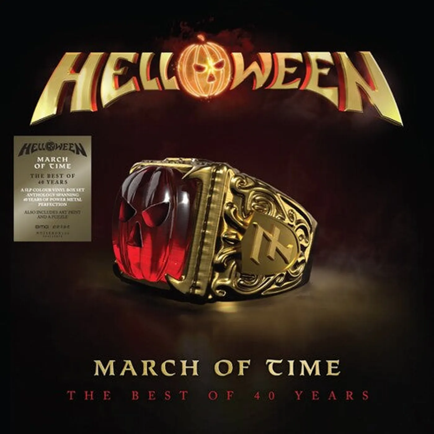 Helloween LP Vinyl - March Of Time (The Best Of 40 Years) (Box) (Coloured Vinyl)