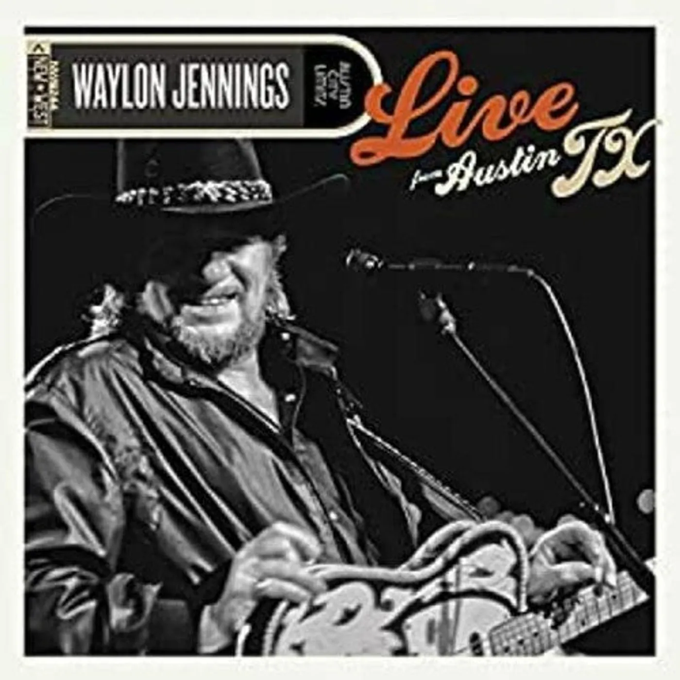Waylon Jennings LP Vinyl - Live From Austin, Tx '89 (Coloured Vinyl) (Gate Fold) (Ltd) (Pnk)