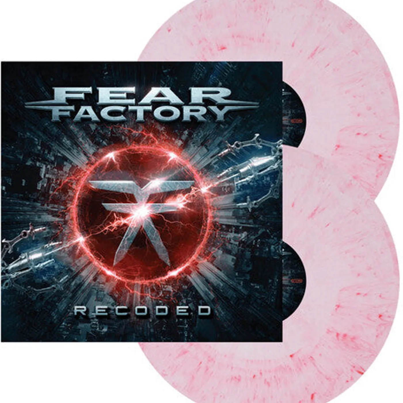 Fear Factory LP Vinyl - Recoded - Pink (Coloured Vinyl) (Pnk)