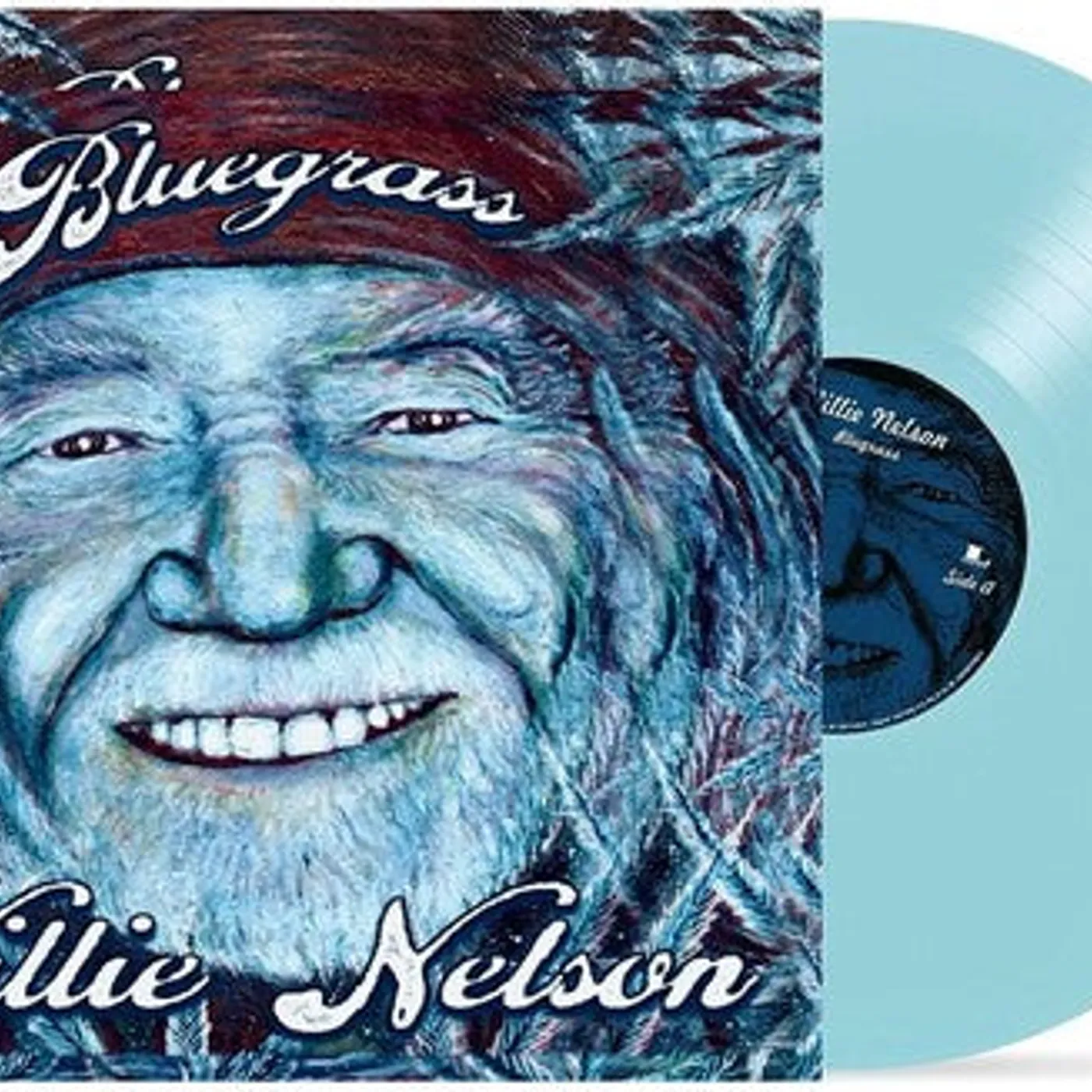 Willie Nelson LP Vinyl - Bluegrass (Blue) (Coloured Vinyl) (Ofgv)