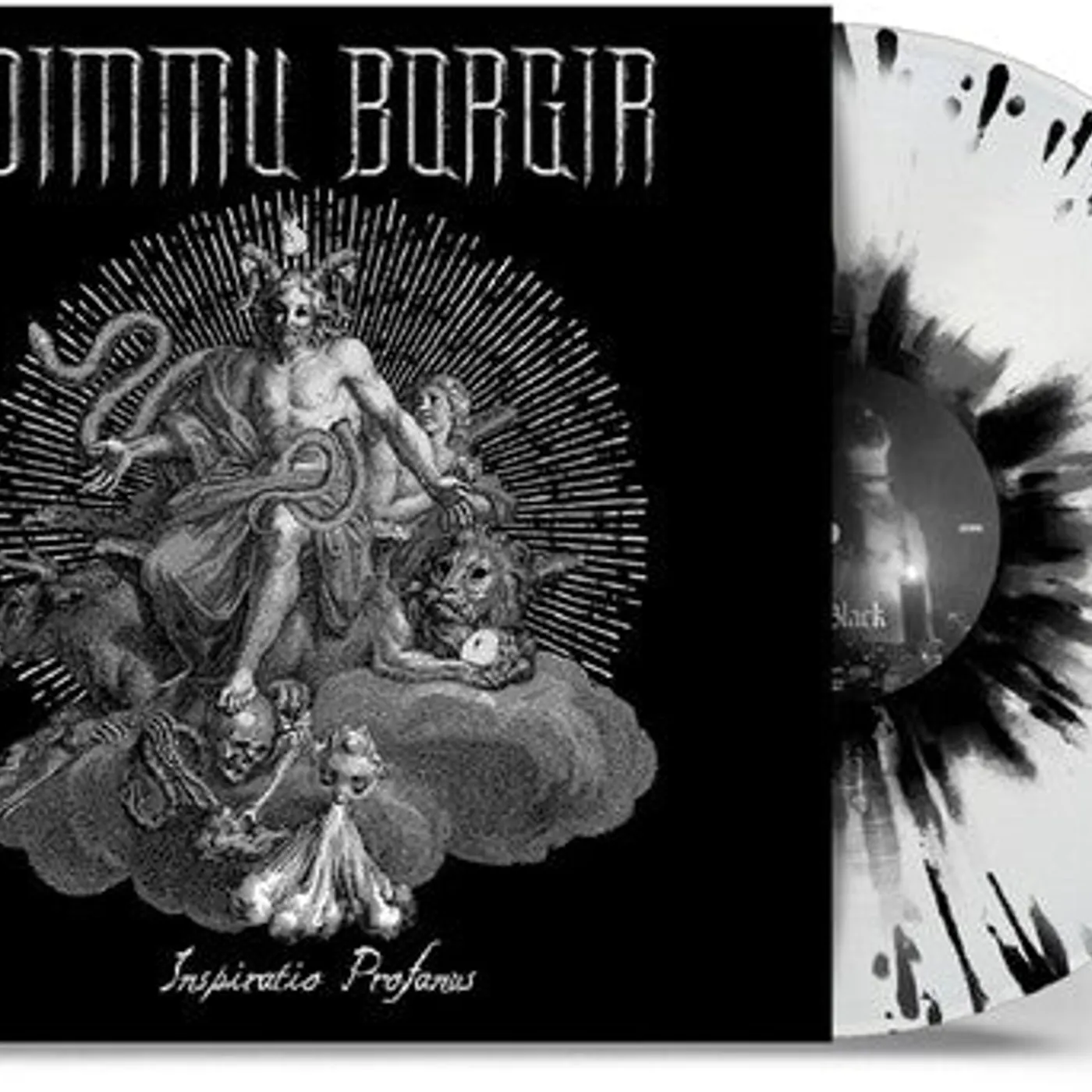 Dimmu Borgir LP Vinyl - Inspiratio Profanus - Black & White Splatter (Blk)