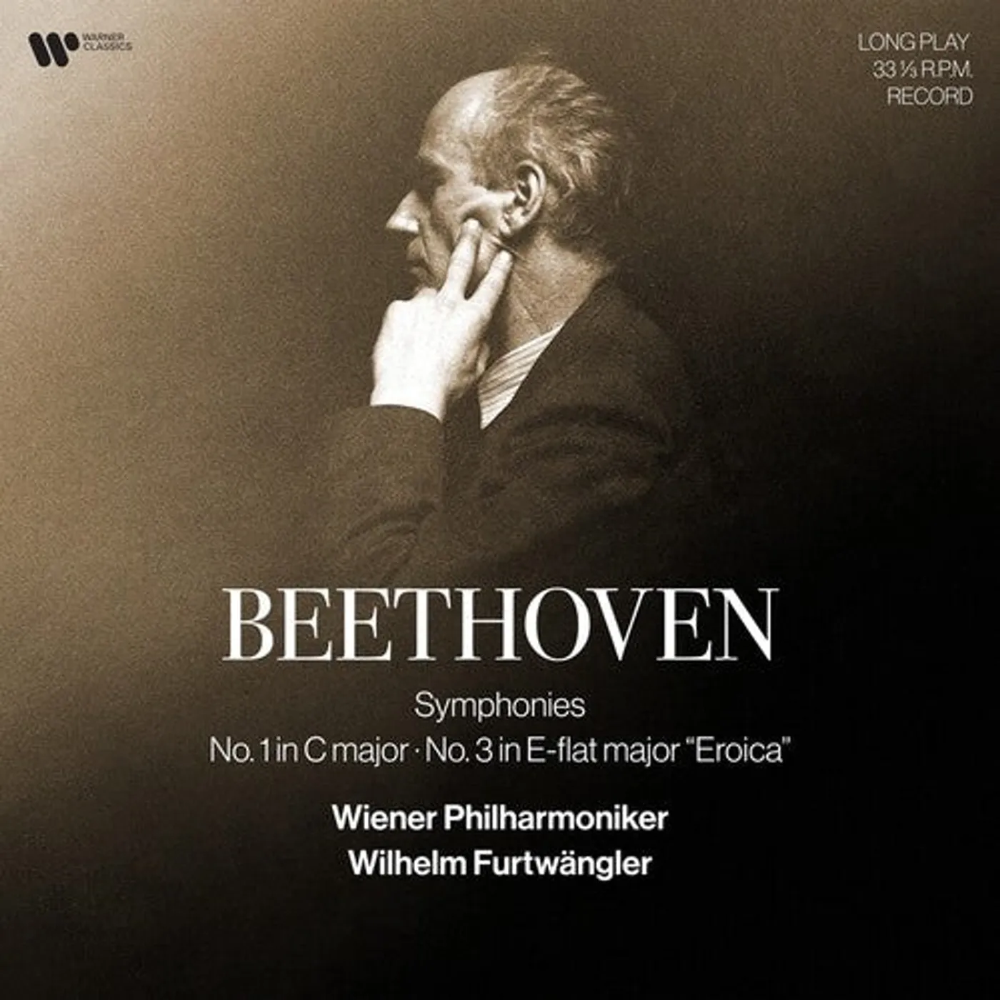 Wilhelm Furtwängler LP Vinyl - Beethoven: Symphonies Nos. 1 & 3 'Eroica' (1952)