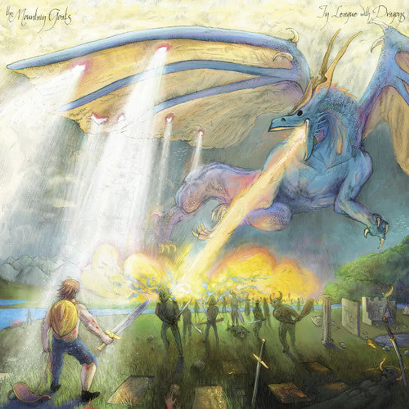The Mountain Goats LP Vinyl - In League With Dragons (Blk) (Gate Fold) (Dlcd)