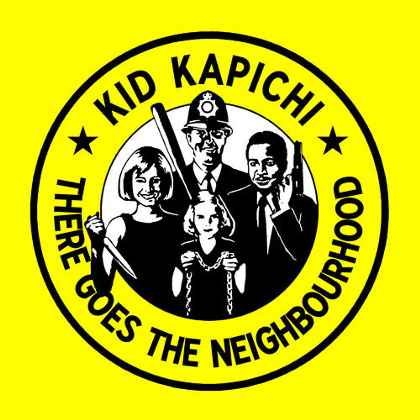 Kid Kapichi LP Vinyl - There Goes The Neighbourhood - Lemon Yellow (Coloured Vinyl)