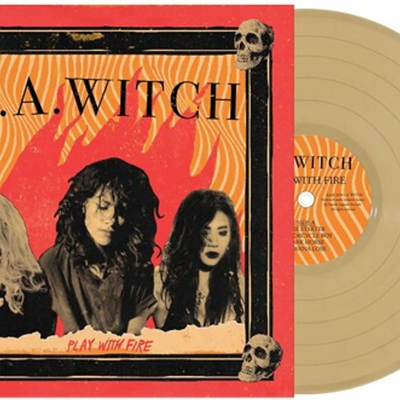L.A. Witch LP Vinyl - Play With Fire - Gold (Coloured Vinyl) (Gol) (Ogv)