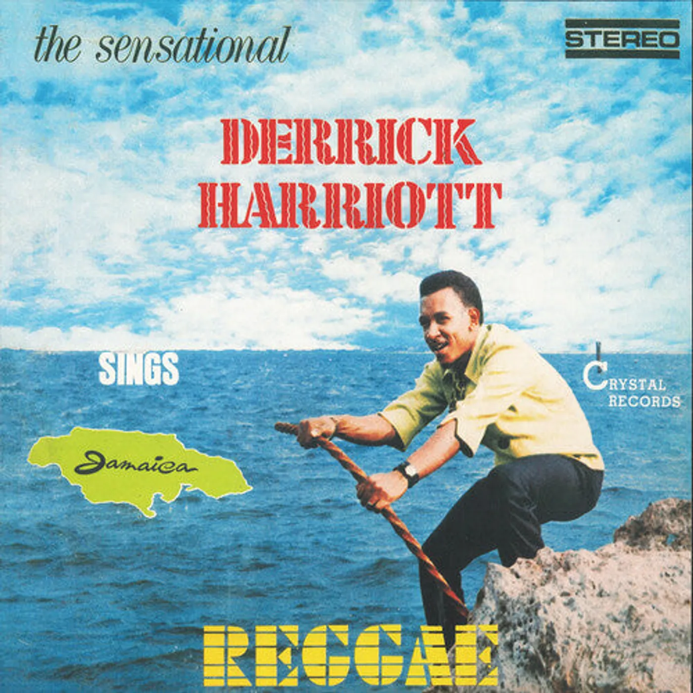 Derrick Harriott LP Vinyl - Sensational Derrick Harriott Sings Jamaica Reggae