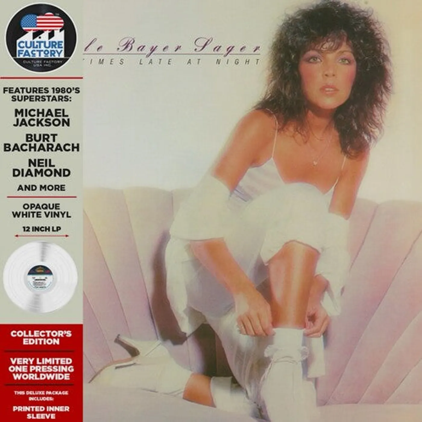 Carole Bayer Sager Sager LP Vinyl - Sometimes Late At Night (Coloured Vinyl) (Dlx) (Ltd) (Wht)