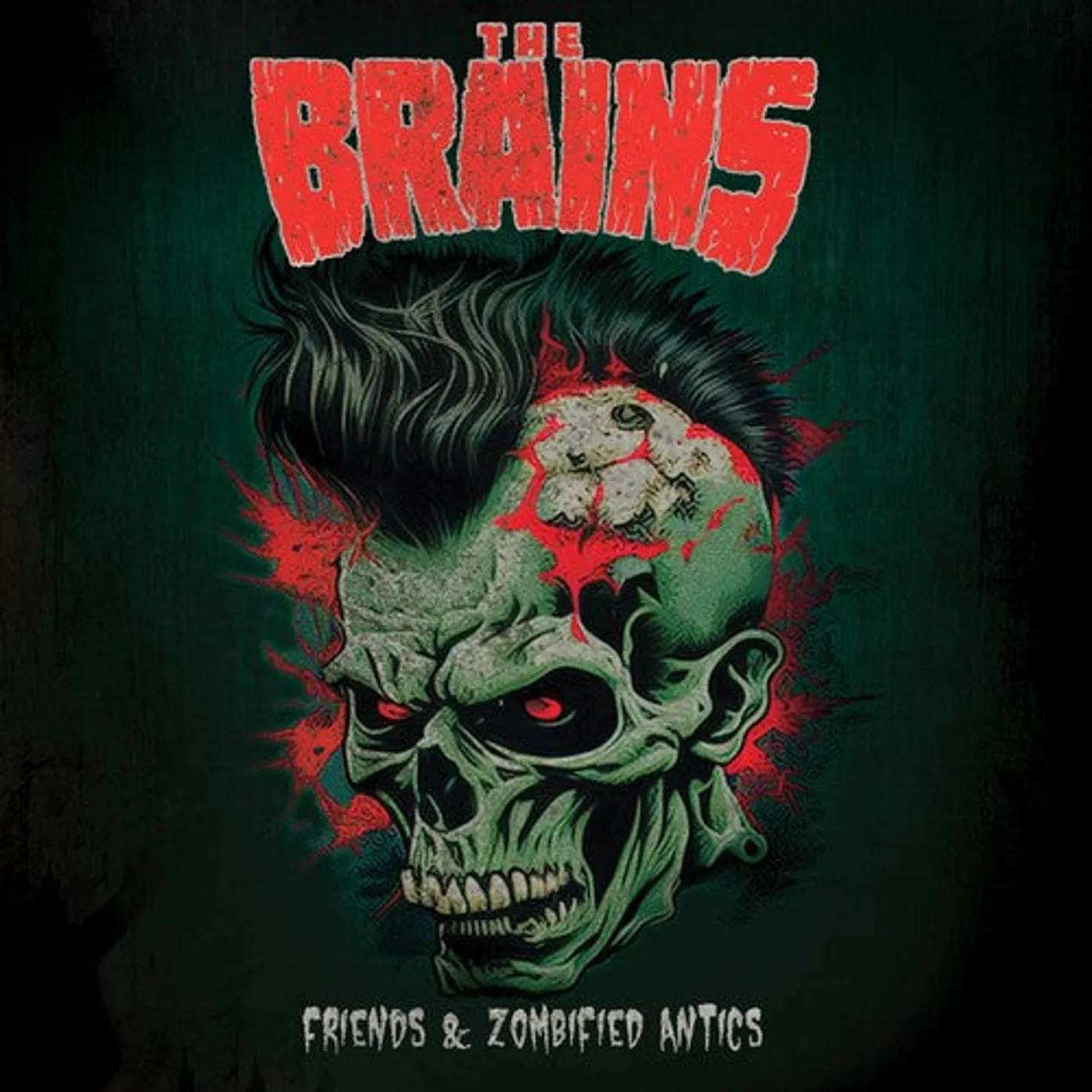 Brains LP Vinyl - Friends & Zombified Antics - Red (Coloured Vinyl) (Red)