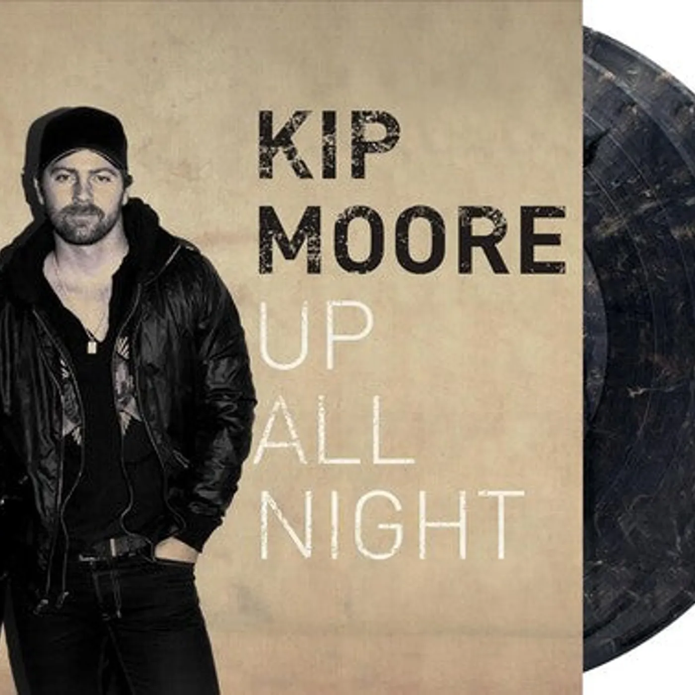 Kip Moore LP Vinyl - Up All Night (Blk) (Coloured Vinyl) (Dlx) (Gol)