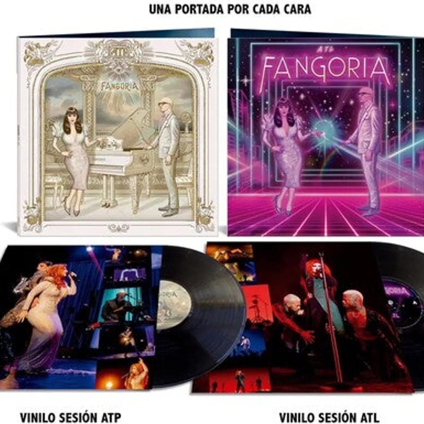 Fangoria LP Vinyl - Atp-Atl (A Todo Piano-A Todo Laser) (Spa)