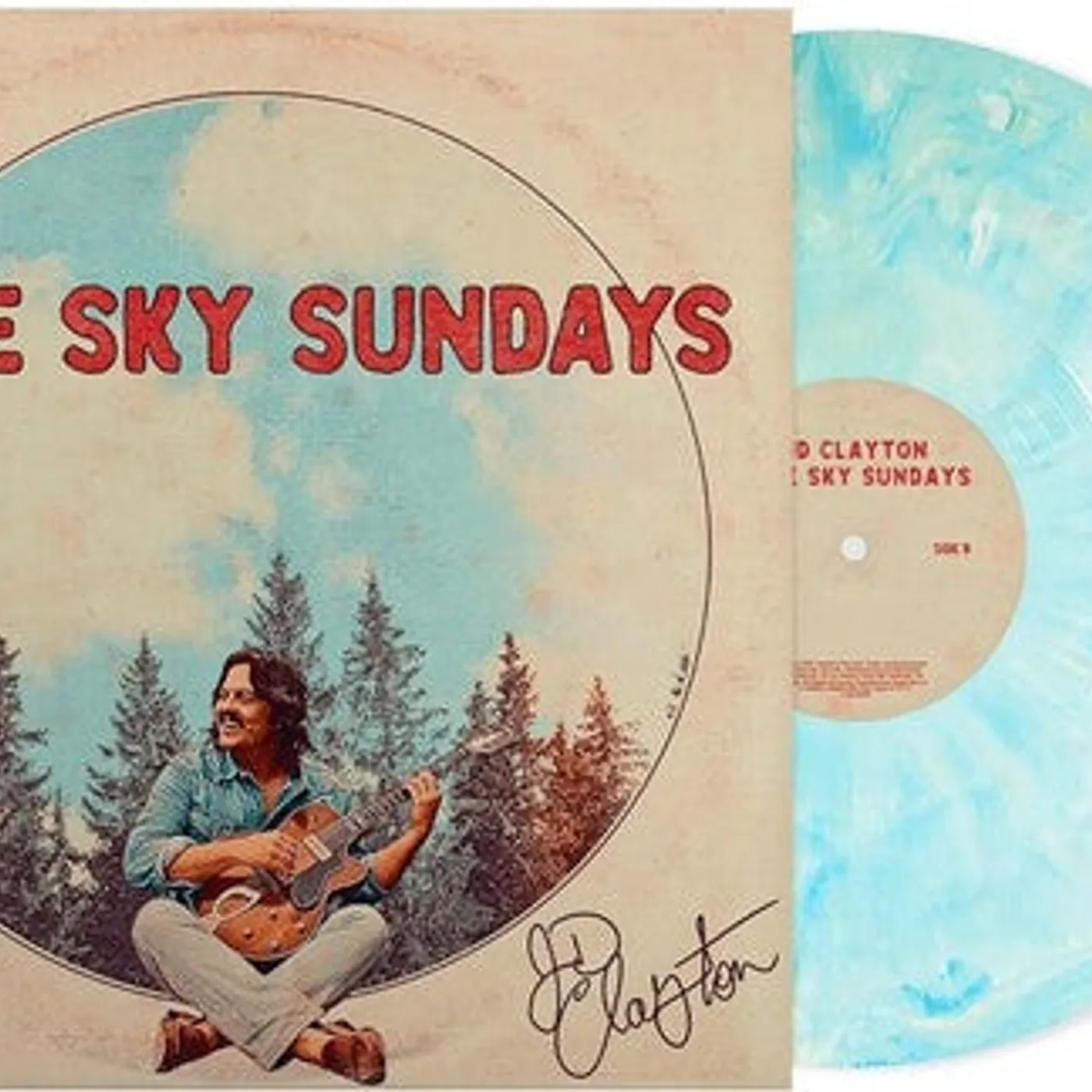 Jd Clayton LP Vinyl - Blue Sky Sundays (Blue) (Coloured Vinyl)