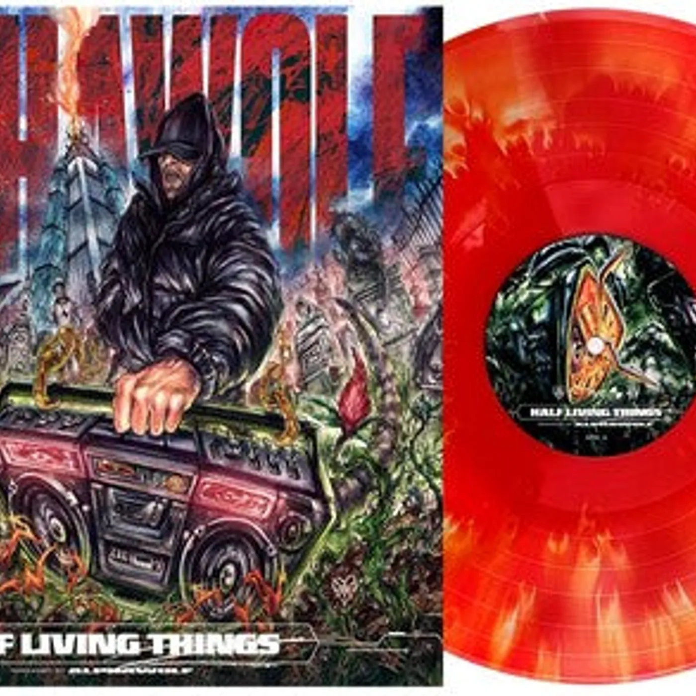 Alpha Wolf LP Vinyl - Half Living Things - Cloudy Red Clear (Coloured Vinyl) (Red)