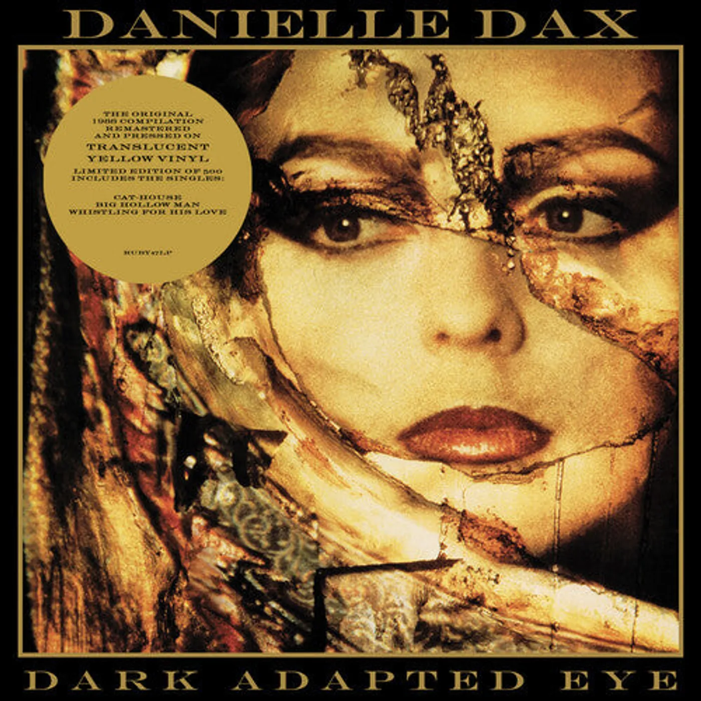 Danielle Dax LP Vinyl - Dark Adapted Eye - Yellow (Coloured Vinyl) (Ylw)