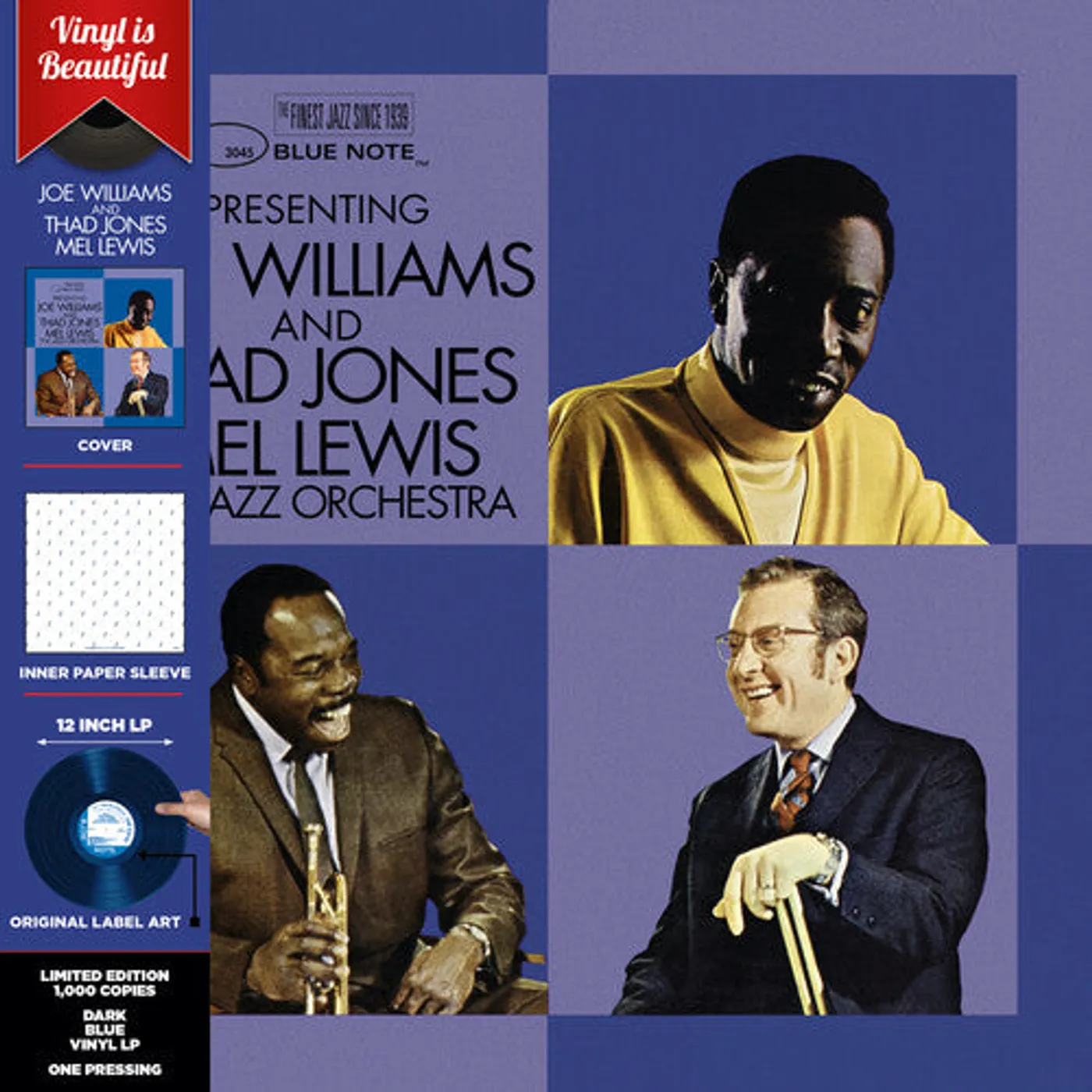 Joe Williams LP Vinyl - Presenting Joe Williams & Thad Jones/Mel Lewis The