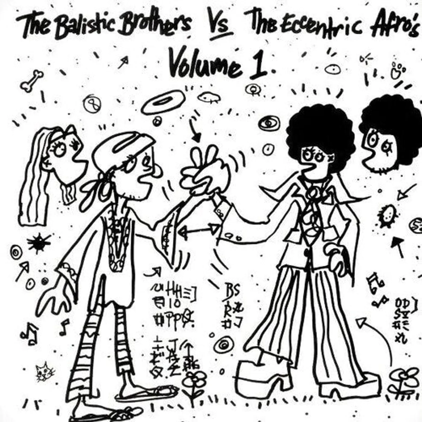 The Ballistic Brothers LP Vinyl - Ballistic Brothers Vs. Eccentric Afros - Vol. 1