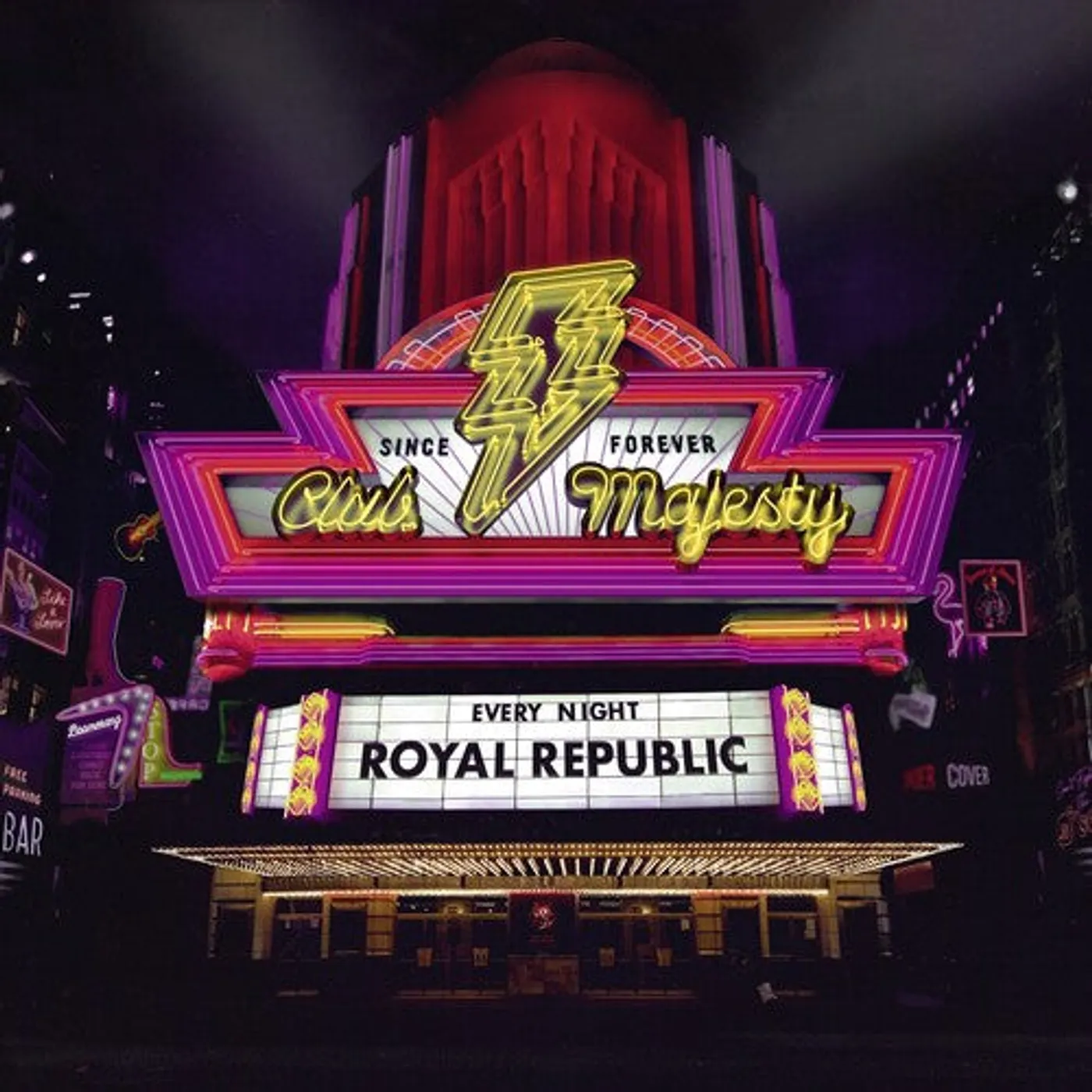 Royal Republic LP Vinyl - Club Majesty - Neon Magenta (Coloured Vinyl)