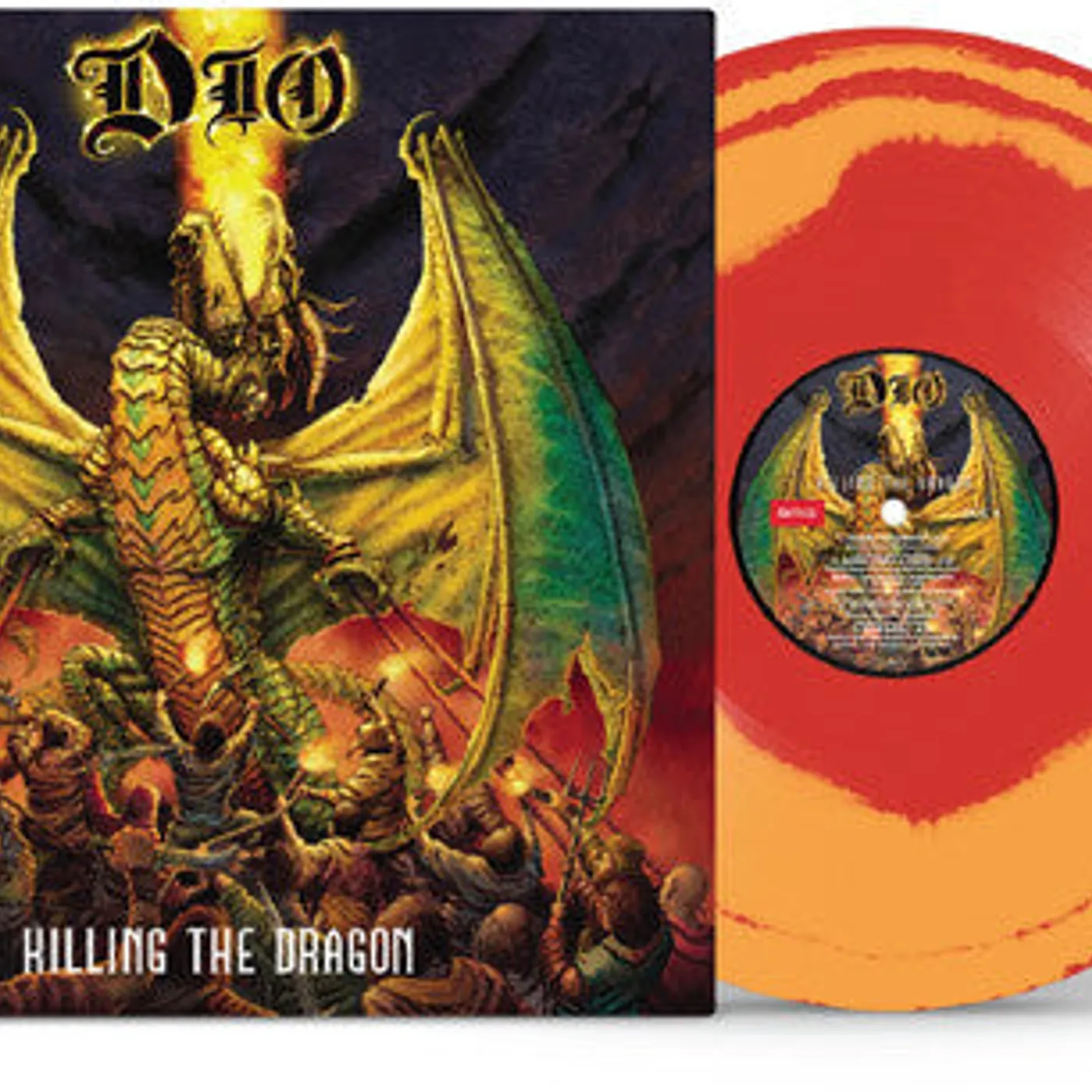 Dio LP Vinyl - Killing The Dragon (Coloured Vinyl) (Ltd) (Org) (Red) (Aniv)