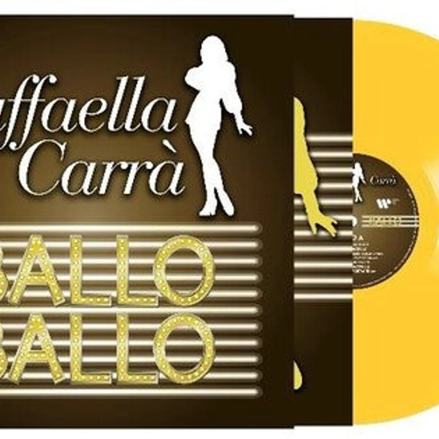 Raffaella Carrà LP Vinyl - Ballo Ballo - Transparent Yellow Vinyl (Cvnl)