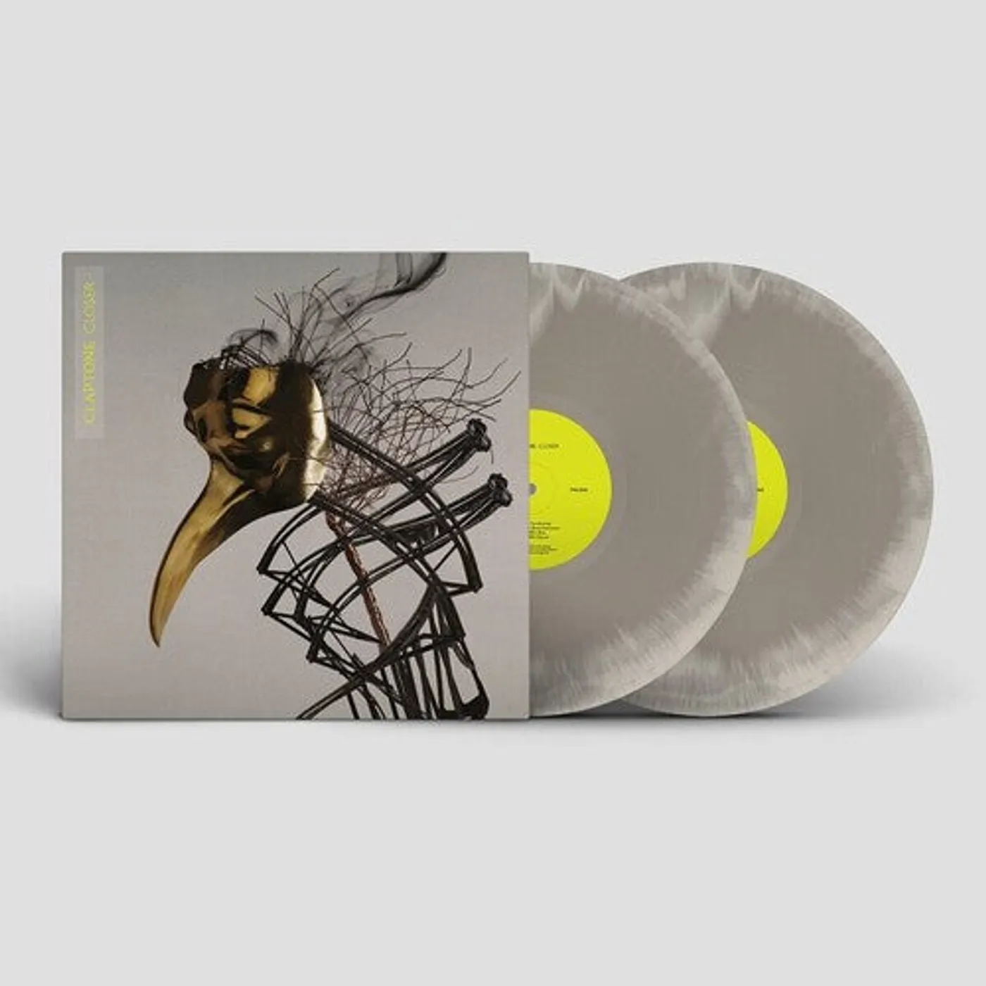 Claptone LP Vinyl - Closer - Grey & White (Coloured Vinyl) (Gry) (Wht)