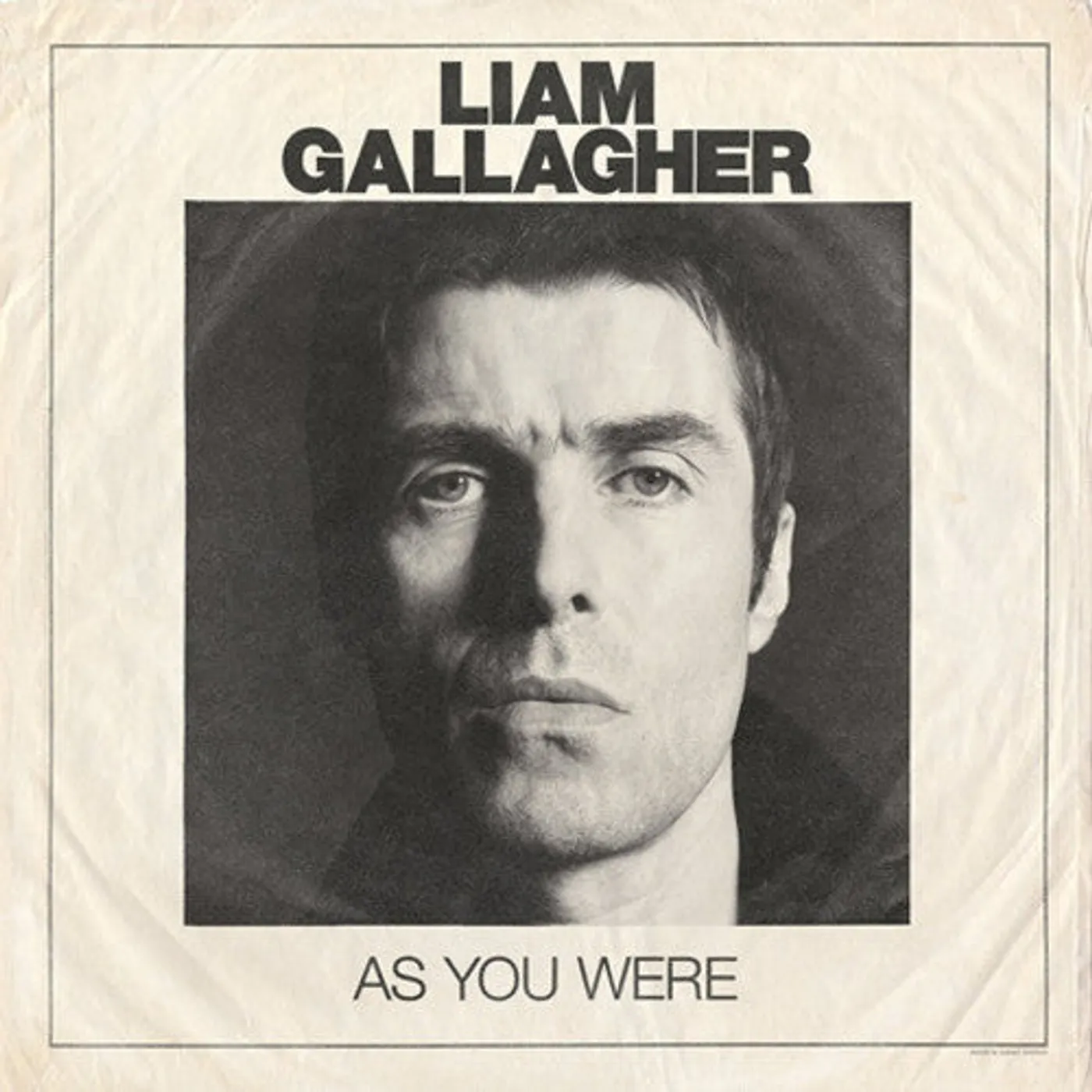 Liam Gallagher LP Vinyl - As You Were (Uk)
