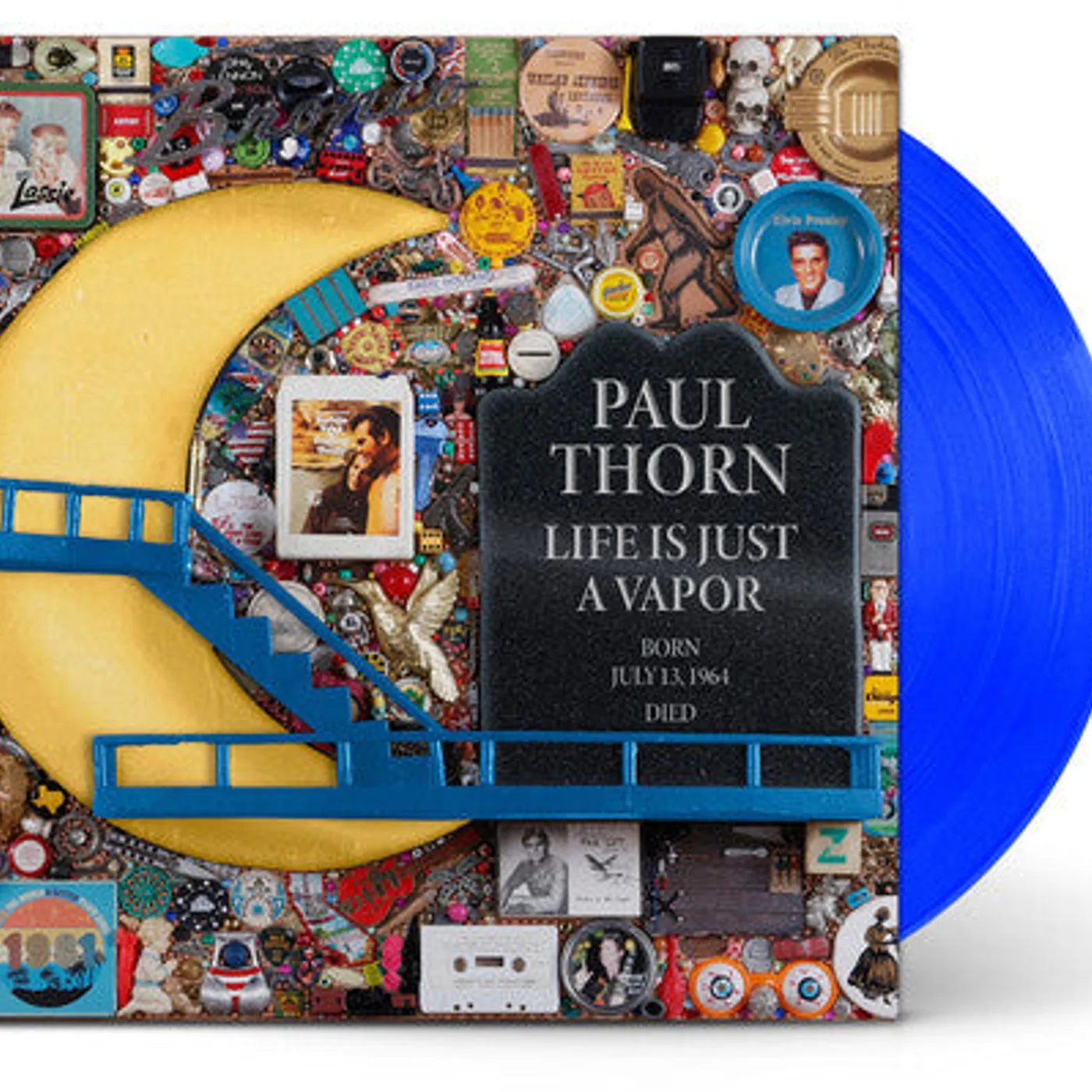 Paul Thorn LP Vinyl - Life Is Just A Vapor (Blue) (Cvnl)