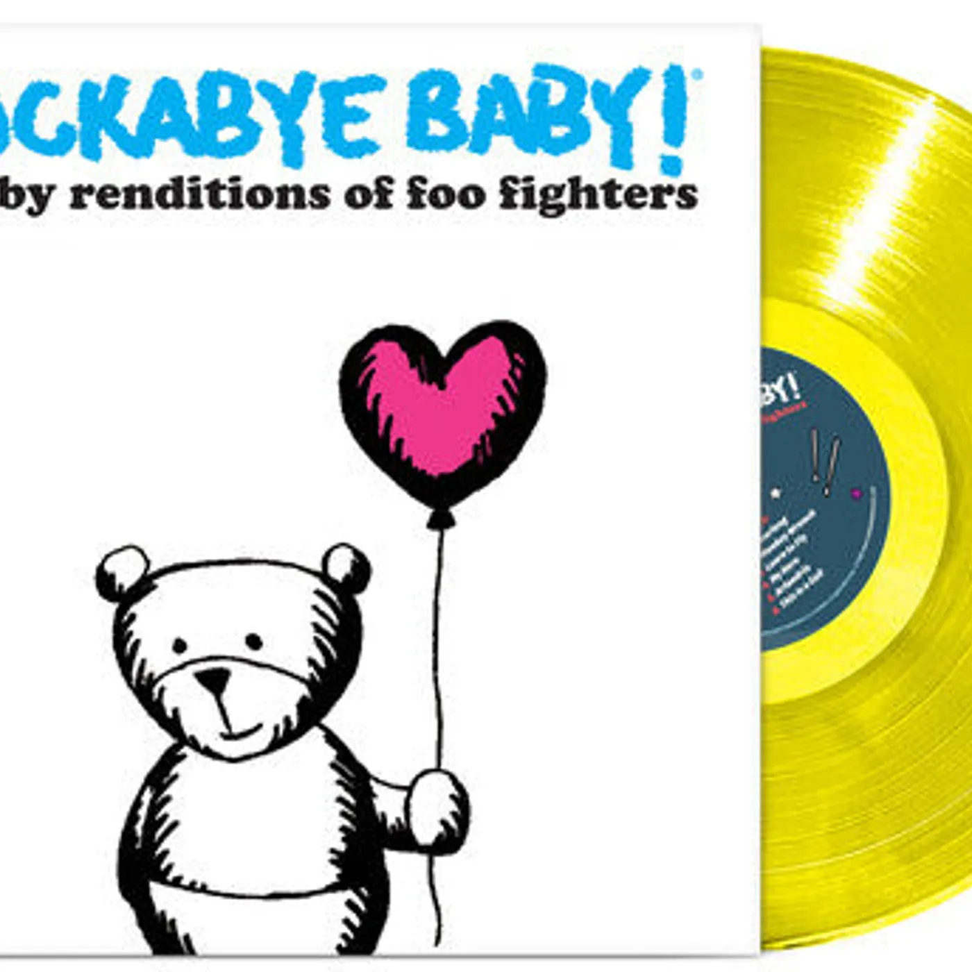 Rockabye Baby! LP Vinyl - Lullaby Renditions Of Foo Fighters (Coloured Vinyl) (Post)