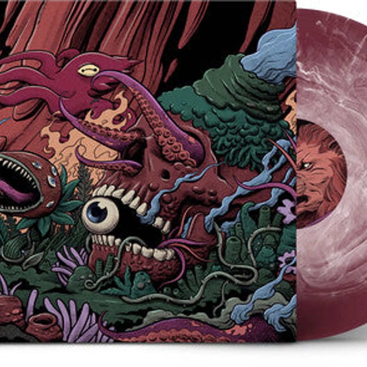 Pop Evil LP Vinyl - Versatile - Ruby W/Opaque White (Coloured Vinyl) (Gate Fold)