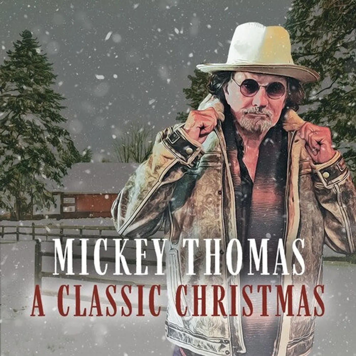 Mickey Thomas LP Vinyl - Classic Christmas (Coloured Vinyl) (Grn) (Red)