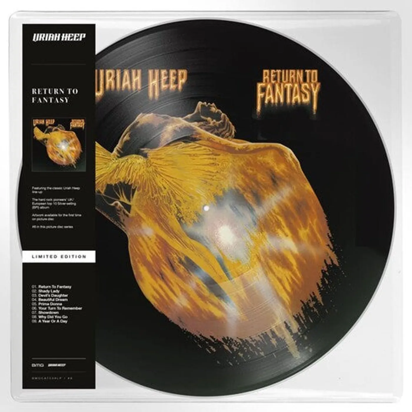 Uriah Heep LP Vinyl - Return To Fantasy