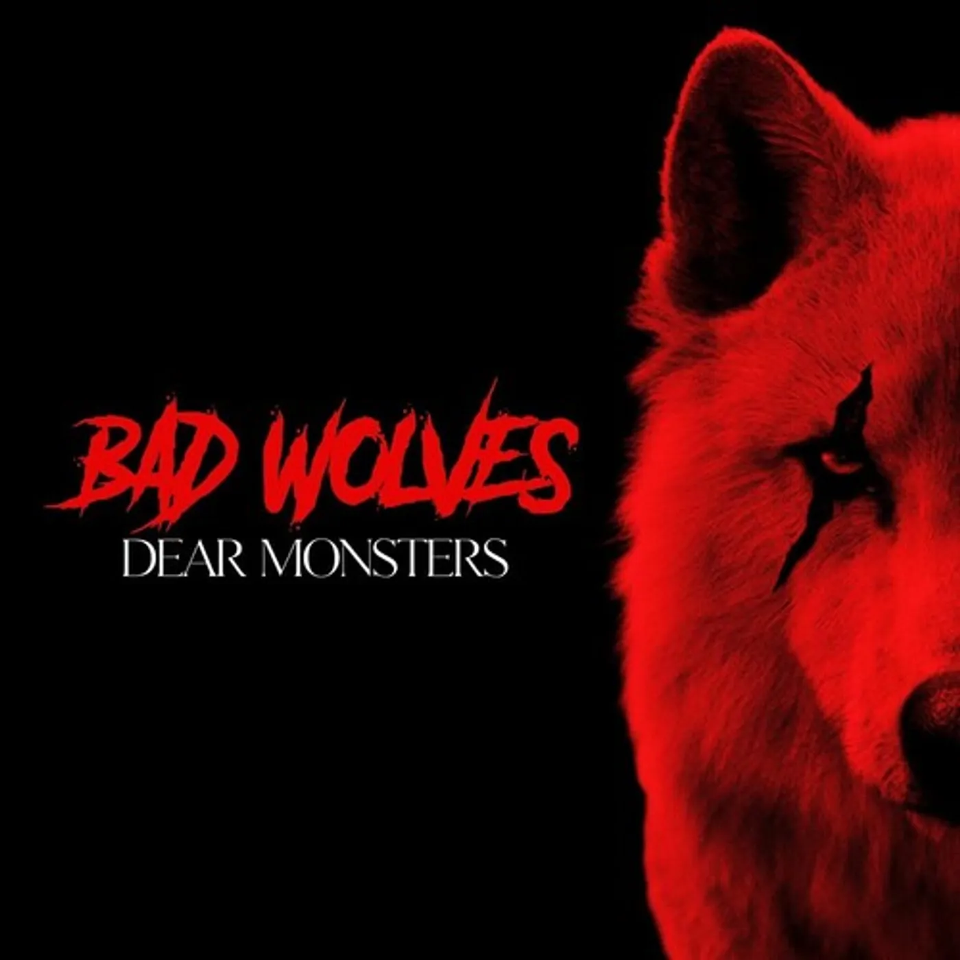 Bad Wolves LP Vinyl - Dear Monsters - Red (Coloured Vinyl) (Red)
