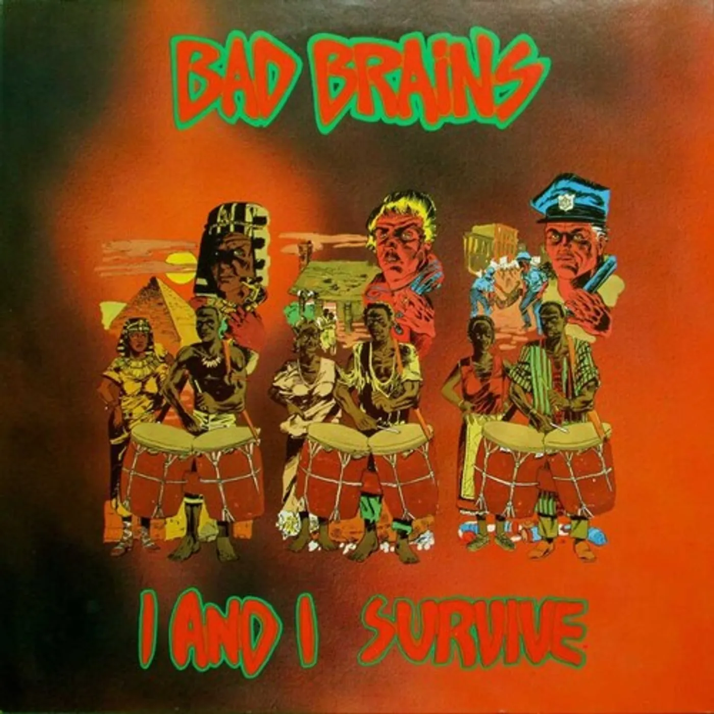 Bad Brains LP Vinyl - I And I Survive (Coloured Vinyl) (Org)