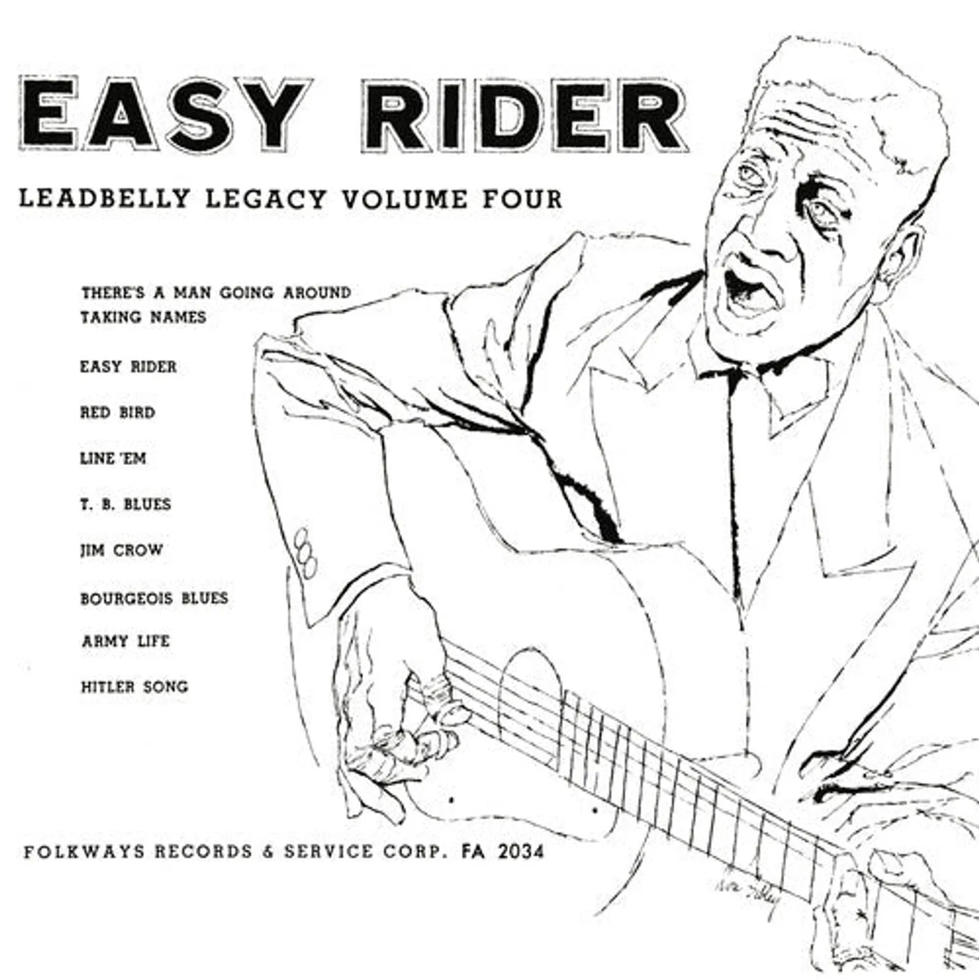 Leadbelly LP Vinyl - Easy Rider