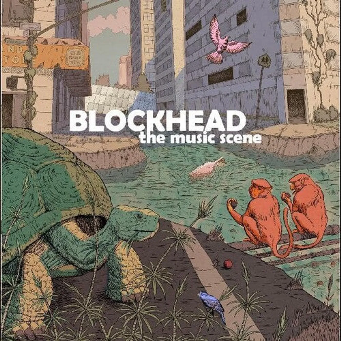 Blockhead LP Vinyl - Music Scene (Cvnl) (Ogv) (Teal) (Dlcd)