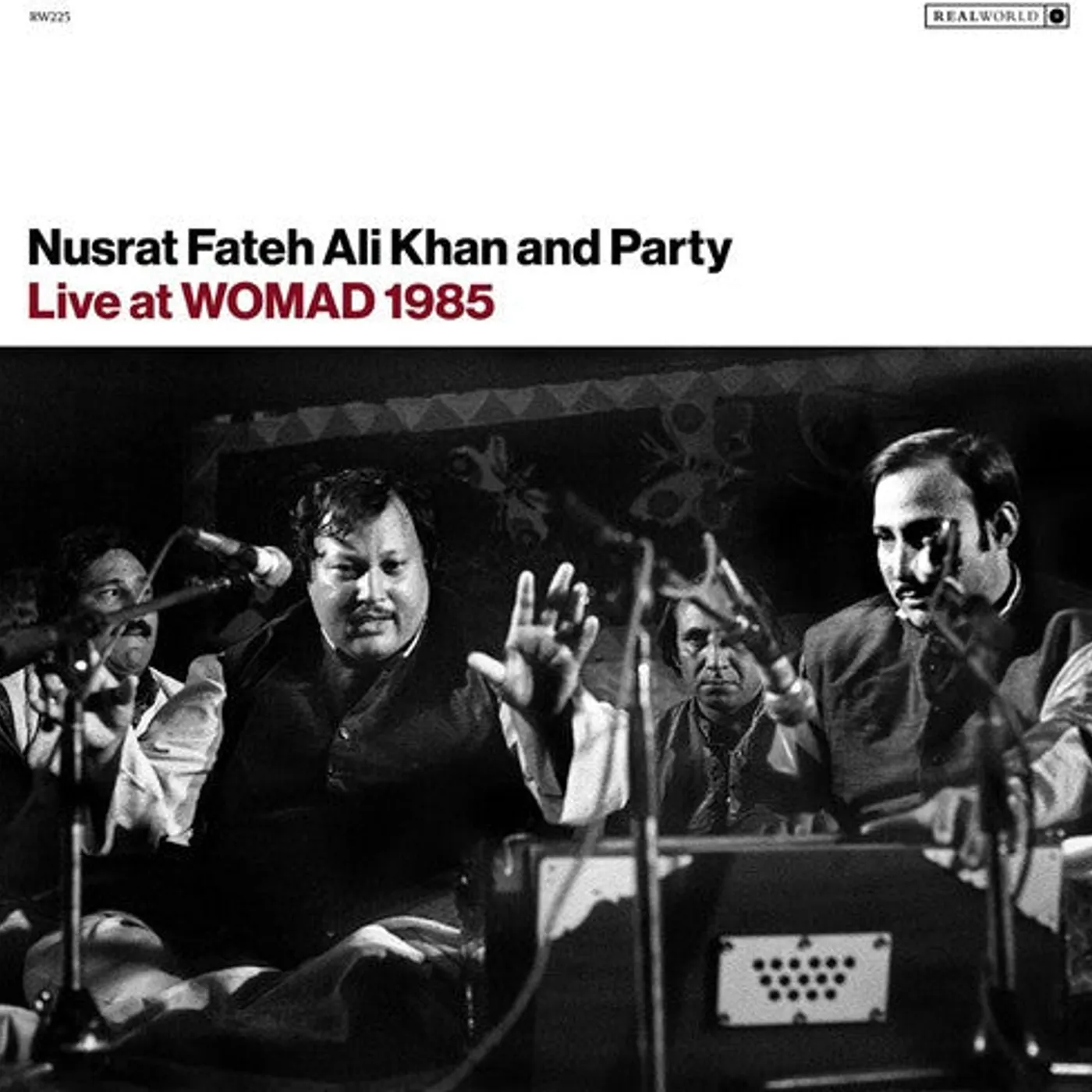 Nusrat Fateh Ali Khan LP Vinyl - Live At Womad 1985