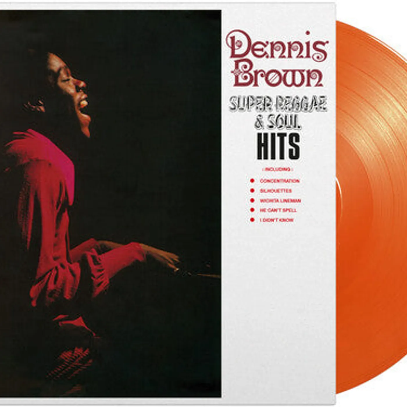 Dennis Brown LP Vinyl - Super Reggae & Soul Hits (Coloured Vinyl) (Ltd) (Ogv) (Org)