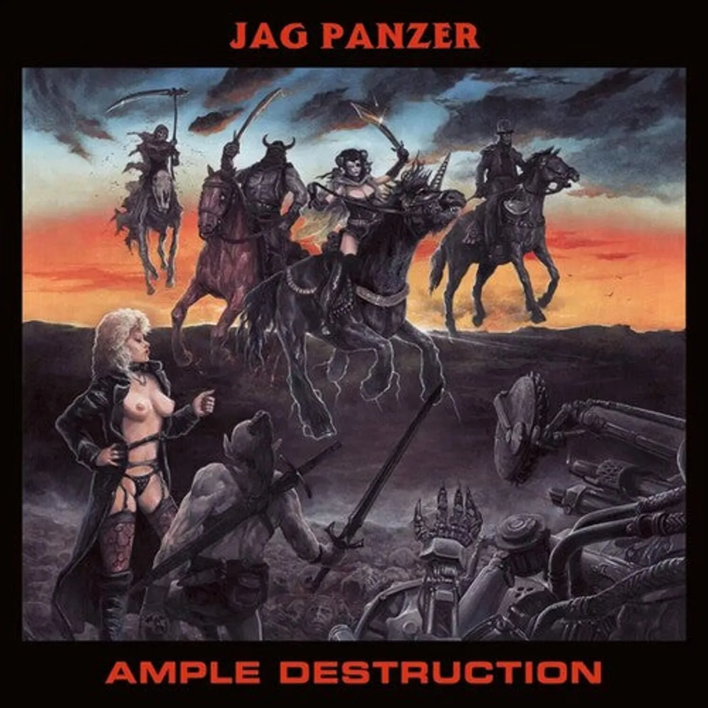 Jag Panzer LP Vinyl - Ample Destruction (Ltd) (Aniv)
