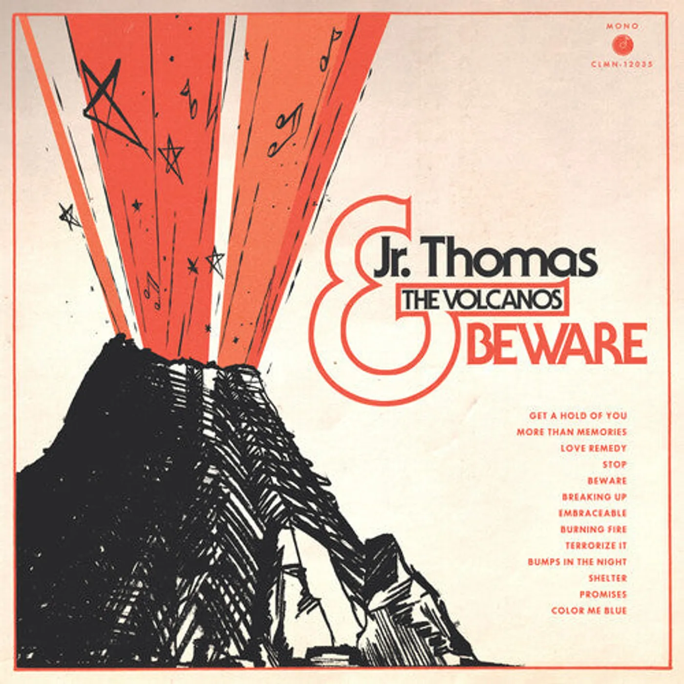 Jr Thomas & The Volcanos LP Vinyl - Beware