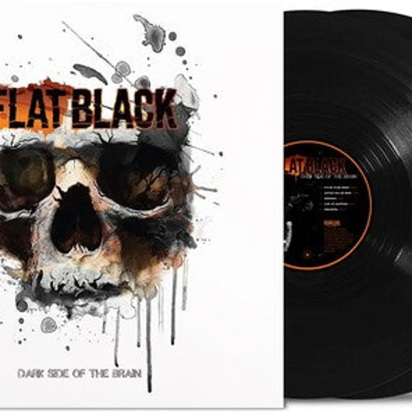 Flat Black LP Vinyl - Dark Side Of The Brain