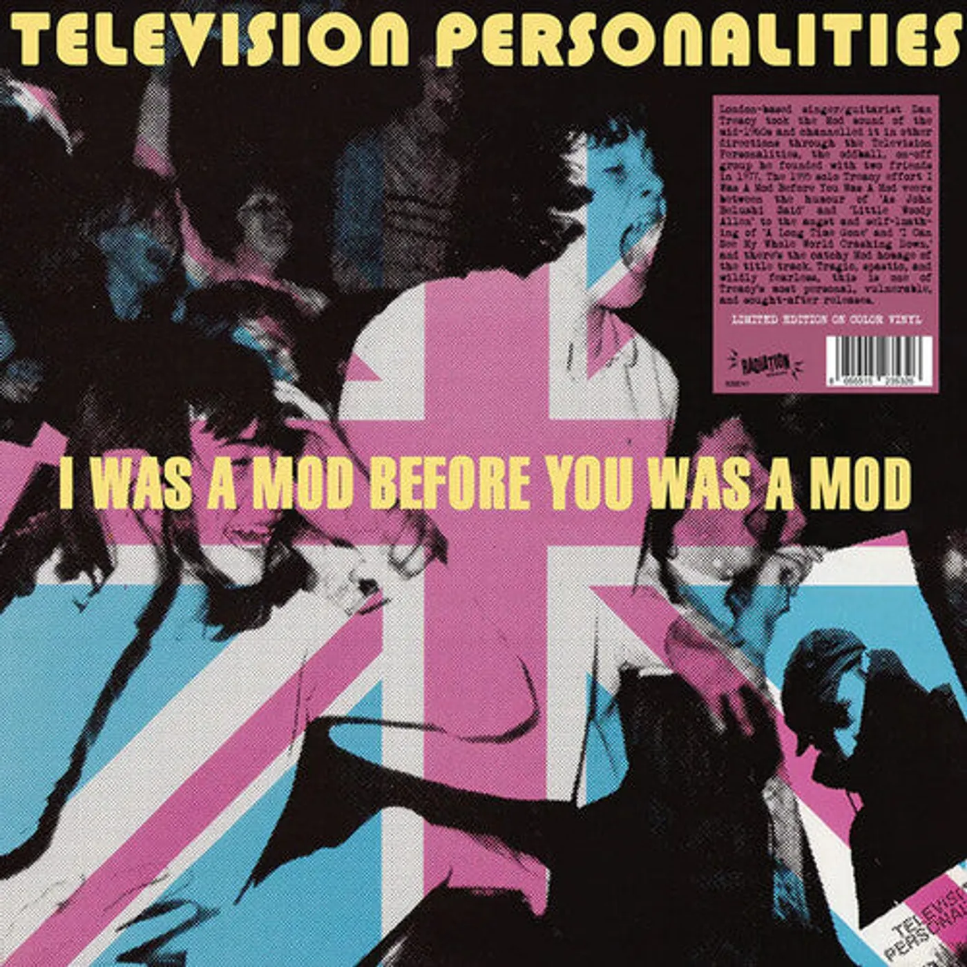 Television Personalities LP Vinyl - I Was A Mod Before You Was A Mod (Coloured Vinyl) (Pnk) (Uk)