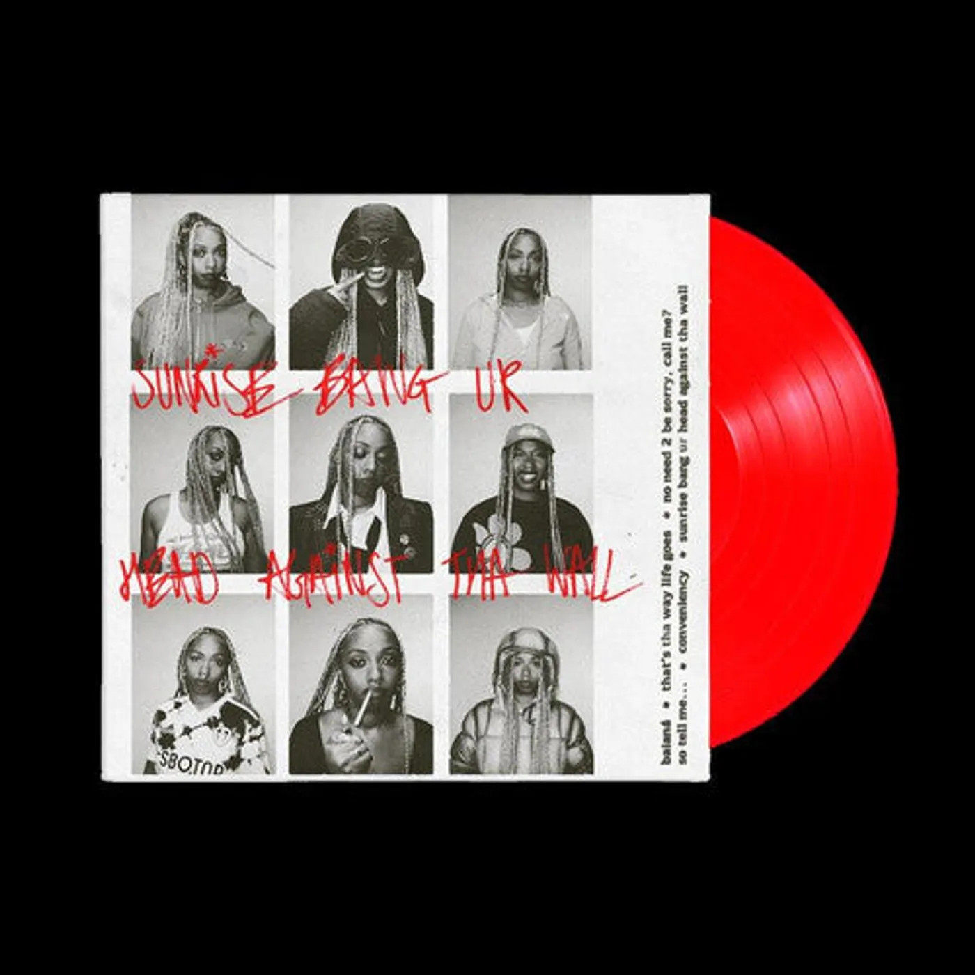 Nia Archives LP Vinyl - Sunrise Bang Ur Head Against Tha Wall (Coloured Vinyl) (Red)