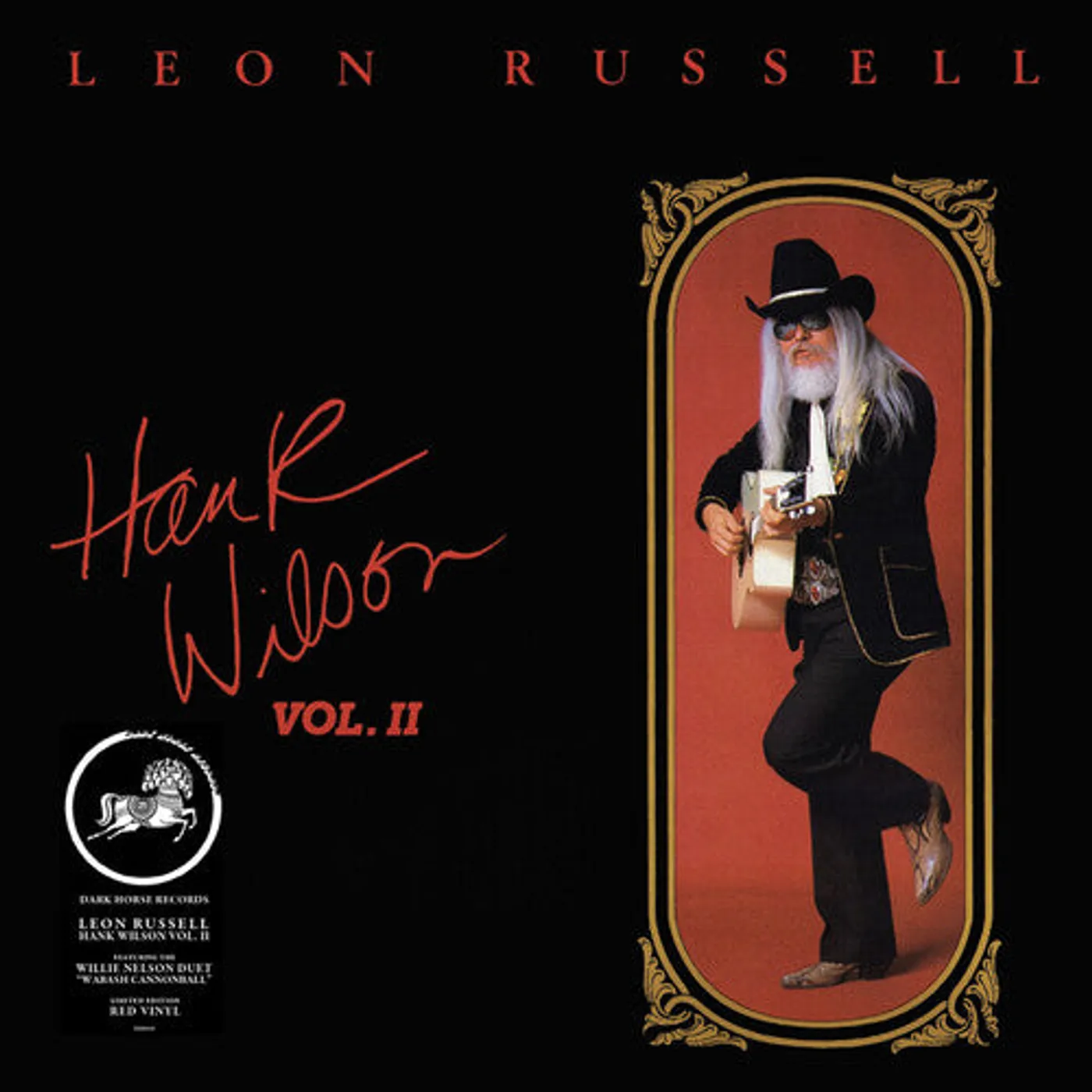 Leon Russell LP Vinyl - Hank Wilson, Vol. Ii