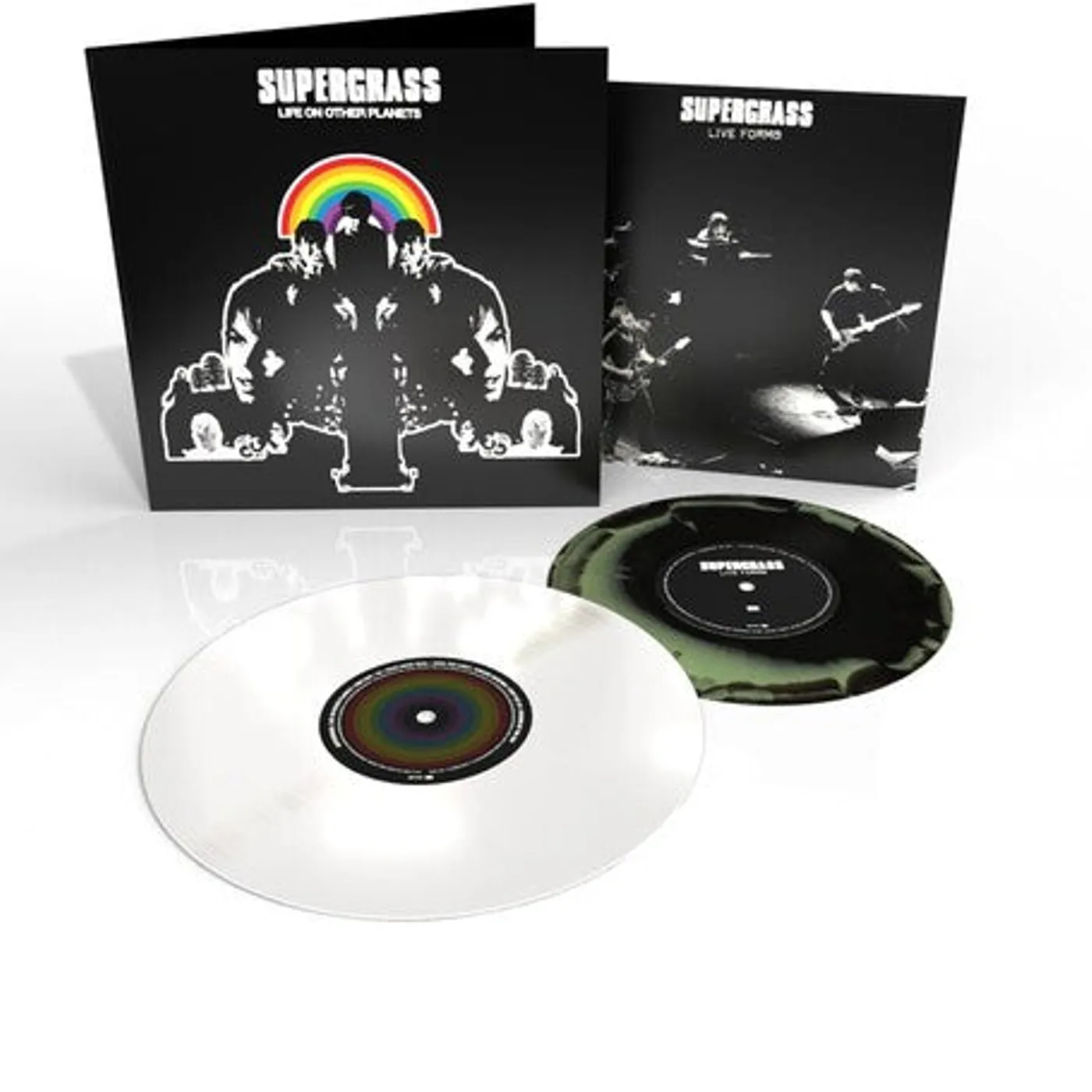 Supergrass LP Vinyl - Life On Other Planets (Blk) (Coloured Vinyl) (Gate Fold) (Grn)