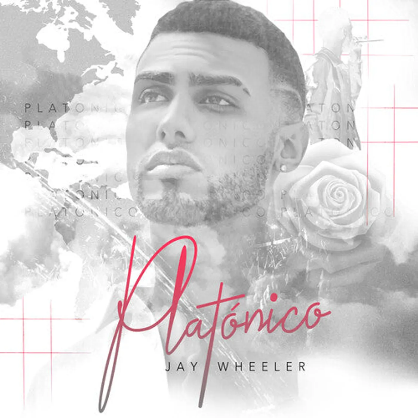 Jay Wheeler LP Vinyl - Platonico - White & Red Marble (Coloured Vinyl) (Gate Fold) (Red)