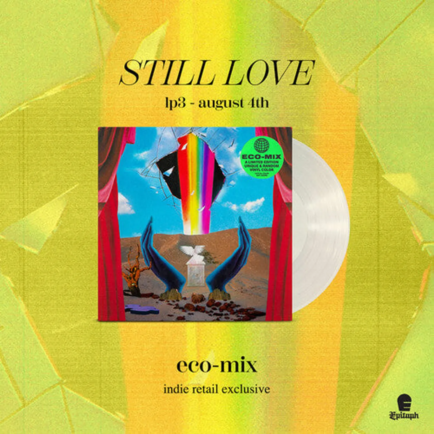 Teenage Wrist LP Vinyl - Still Love (Coloured Vinyl) (Gate Fold) (Ylw)