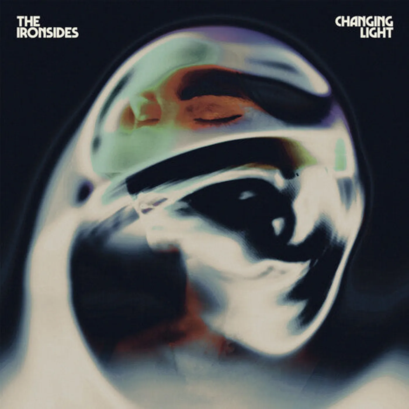Ironsides LP Vinyl - Changing Light - Coke Bottle Clear W/ Black Swirl