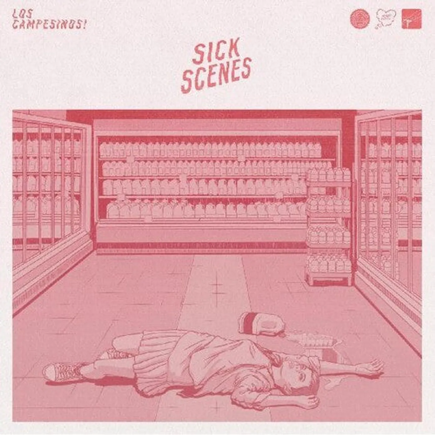 Los Campesinos! LP Vinyl - Sick Scenes (Coloured Vinyl) (Pnk)