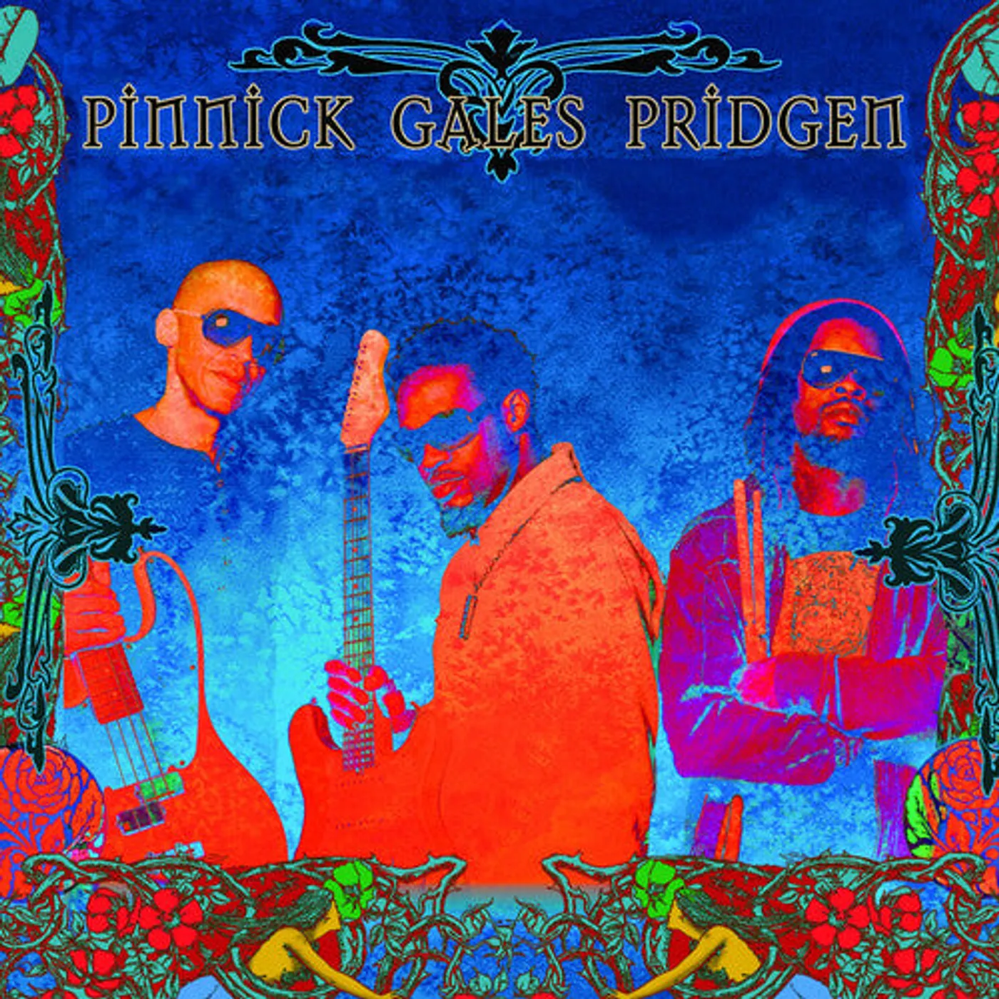 Pinnick Gales Pridgen LP Vinyl - Pinnick Gales Pridgen (Blue) (Coloured Vinyl) (Reis)